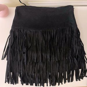 Aqua black mini fridge skirt